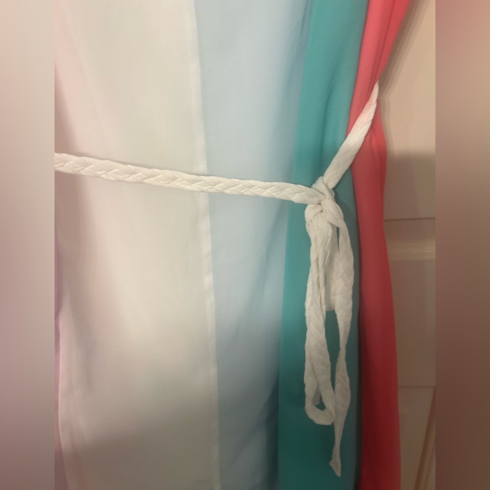 Andrew By Unit Color Block Dress Size 1x - image 5